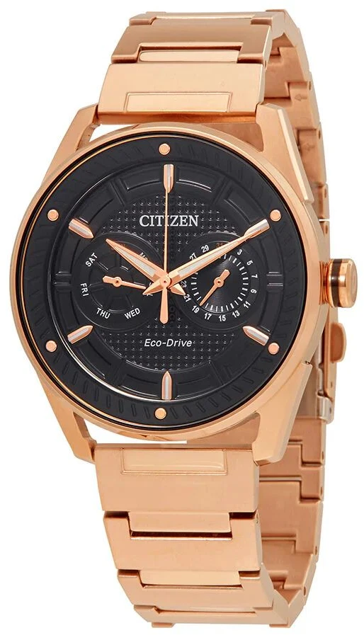Laikrodis CITIZEN BU4023-54E. Słoneczny, Kolor juoda. Mężczyzna.