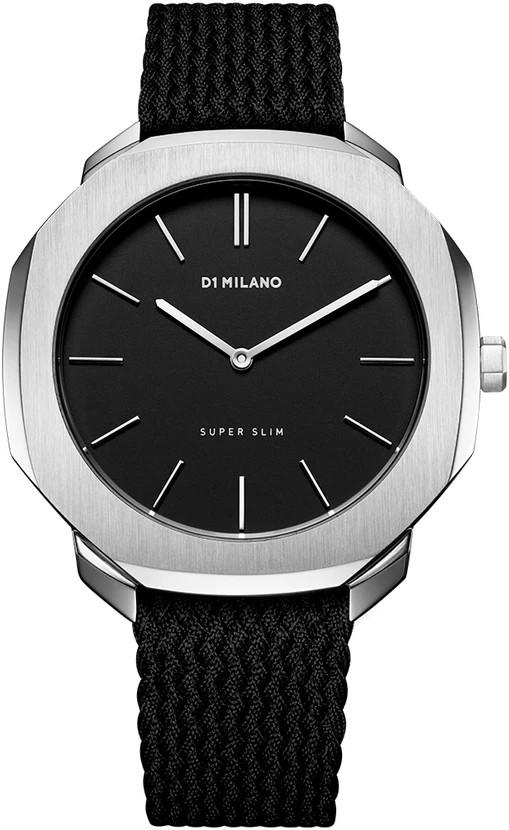 Laikrodis D1 MILANO SSPL01. Kwarcowy, Kolor juoda. Unisex.