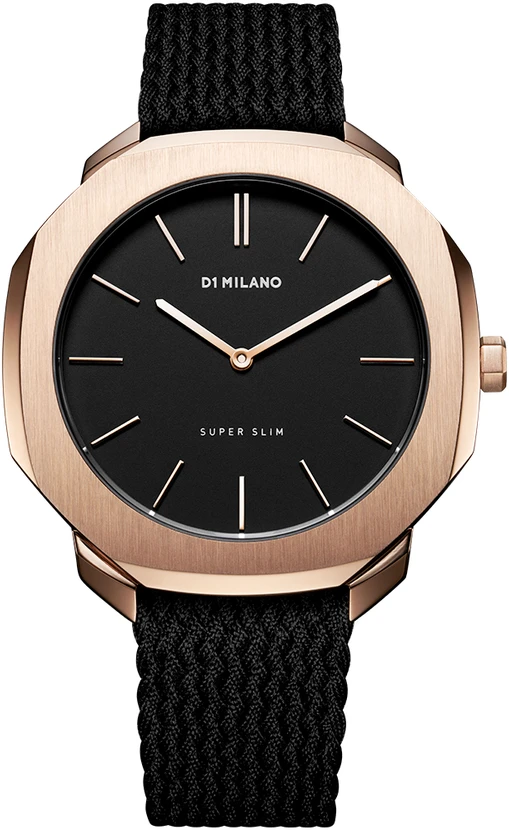 Laikrodis D1 MILANO SSPL02. Kwarcowy, Kolor juoda. Unisex.