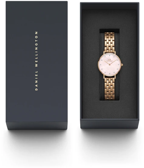 Laikrodis DANIEL WELLINGTON DW00100617. Kwarcowy, Kolor rožinė. Kobieta.