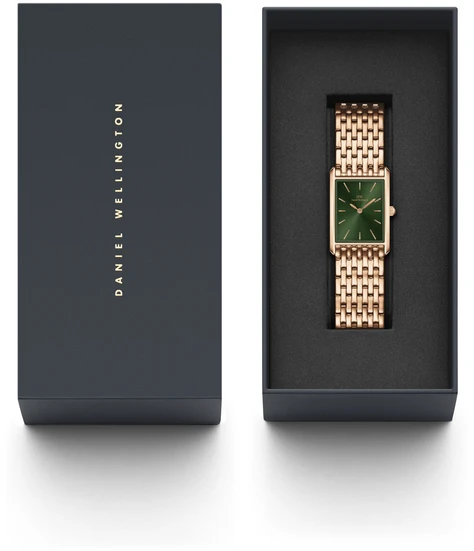 Laikrodis DANIEL WELLINGTON DW00100704. Kvarcas, Spalva žalia. Moteris.