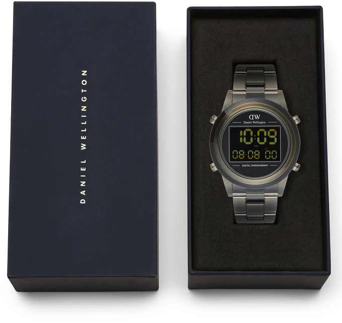 Laikrodis DANIEL WELLINGTON DW00100765. Kvarcas, Juoda Spalva. Unisex.