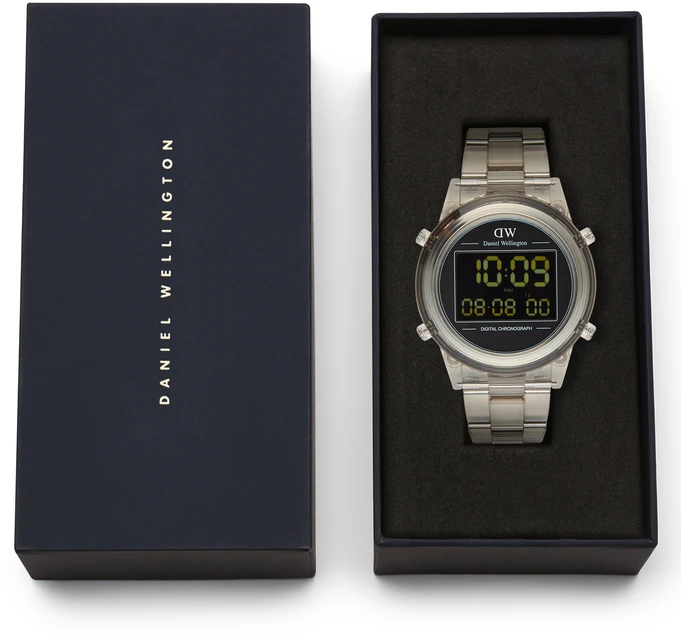 Laikrodis DANIEL WELLINGTON DW00100766. Kvarcas, Juoda Spalva. Unisex.