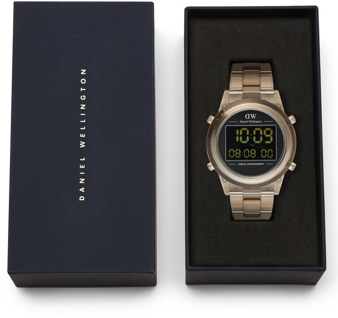 Laikrodis DANIEL WELLINGTON DW00100767. Kvarcas, Juoda Spalva. Unisex.