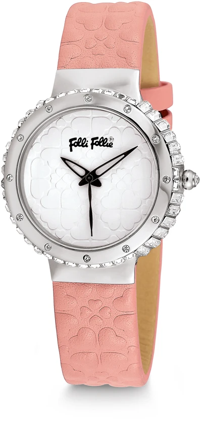 Laikrodis FOLLI FOLLIE WF13A032SPR. Kwarcowy, Kolor balta. Kobieta.