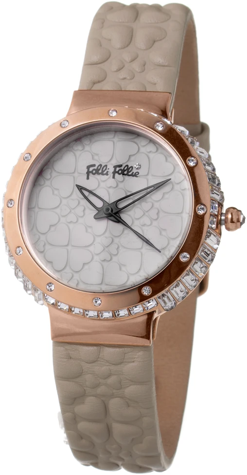 Laikrodis FOLLI FOLLIE WF13B032SPI. Kwarcowy, Kolor geltona. Kobieta.