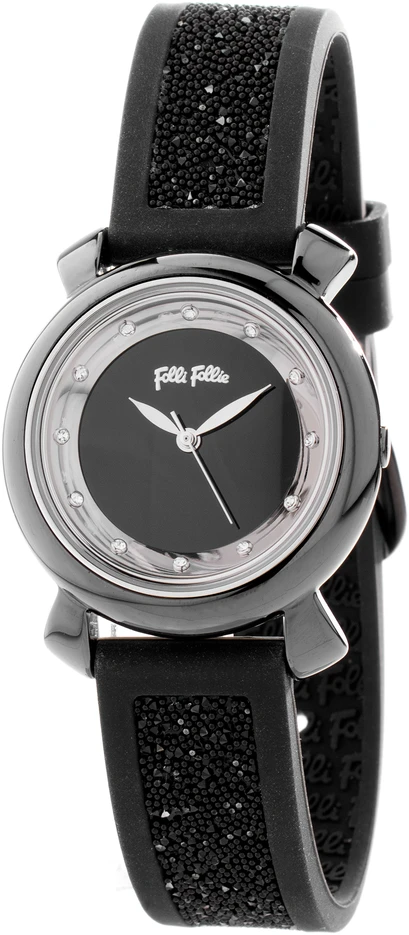 Laikrodis FOLLI FOLLIE WF15T013ZSA. Kwarcowy, Kolor violetinė. Kobieta.