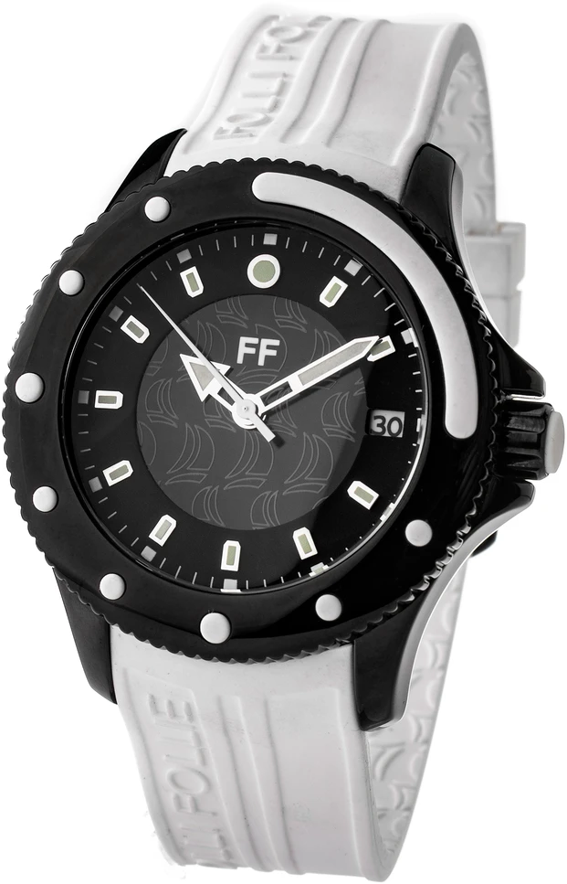 Laikrodis FOLLI FOLLIE WF1Y002ZDW. Kwarcowy, Kolor juoda. Kobieta.
