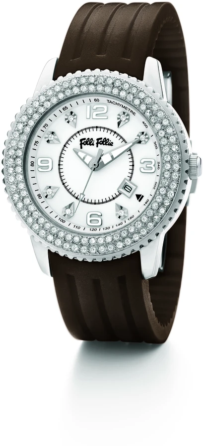 Laikrodis FOLLI FOLLIE WF5T003ZTW. Kwarcowy, Kolor balta. Kobieta.