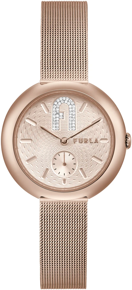 Laikrodis FURLA WW00013007L3. Kwarcowy, Kolor rožinė. Kobieta.