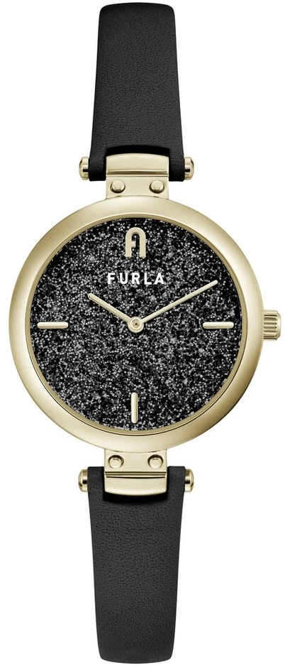 Laikrodis FURLA WW00018009L2. Kwarcowy, Kolor juoda. Kobieta.