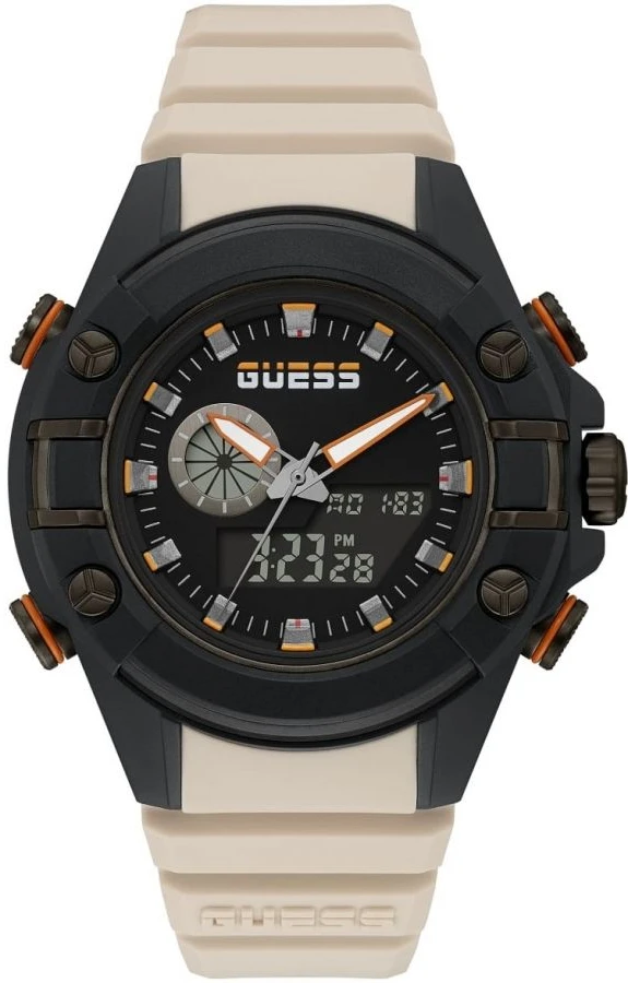 Laikrodis GUESS GW0269G1. Kwarcowy, Kolor juoda. Mężczyzna.