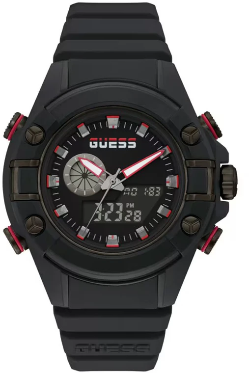 Laikrodis GUESS GW0269G3. Kwarcowy, Kolor juoda. Mężczyzna.