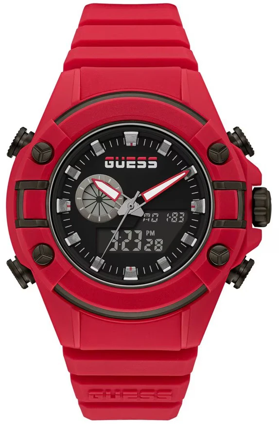 Laikrodis GUESS GW0269G5. Kwarcowy, Kolor juoda. Mężczyzna.
