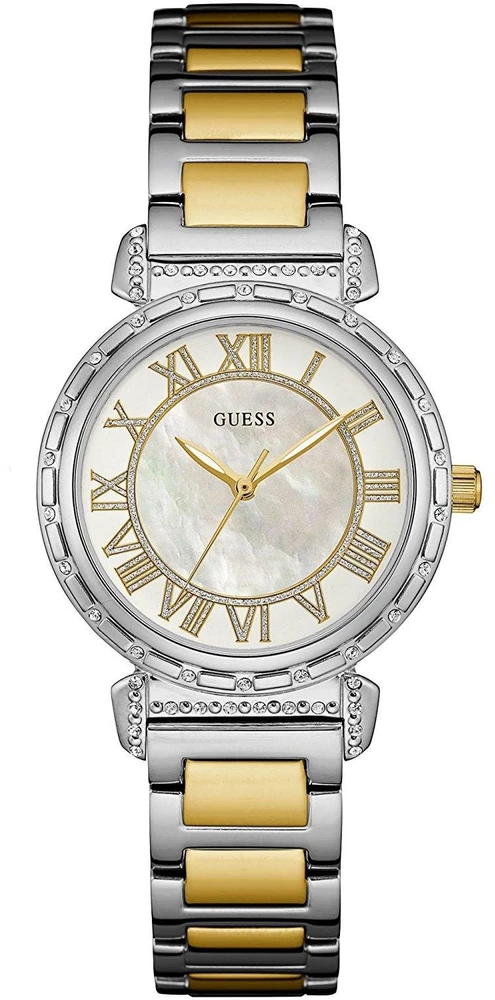 Laikrodis GUESS W0831L3. Kwarcowy, Kolor NACRE. Kobieta.