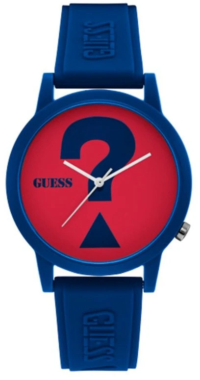 Laikrodis GUESS V1041M4. Kwarcowy, Kolor raudona. Unisex.