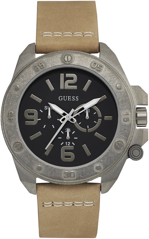 Laikrodis GUESS W0659G4. Kwarcowy, Kolor juoda. Mężczyzna.