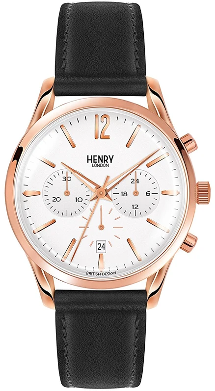 Laikrodis HENRY LONDON HL39-CS-0036. Kwarcowy, Kolor balta. Kobieta.