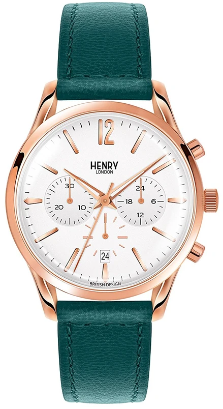 Laikrodis HENRY LONDON HL39-CS-0144. Kwarcowy, Kolor balta. Kobieta.