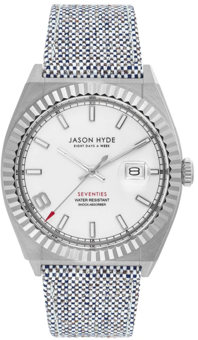 Laikrodis JASON HYDE JH30000. Kwarcowy, Kolor balta. Mężczyzna.