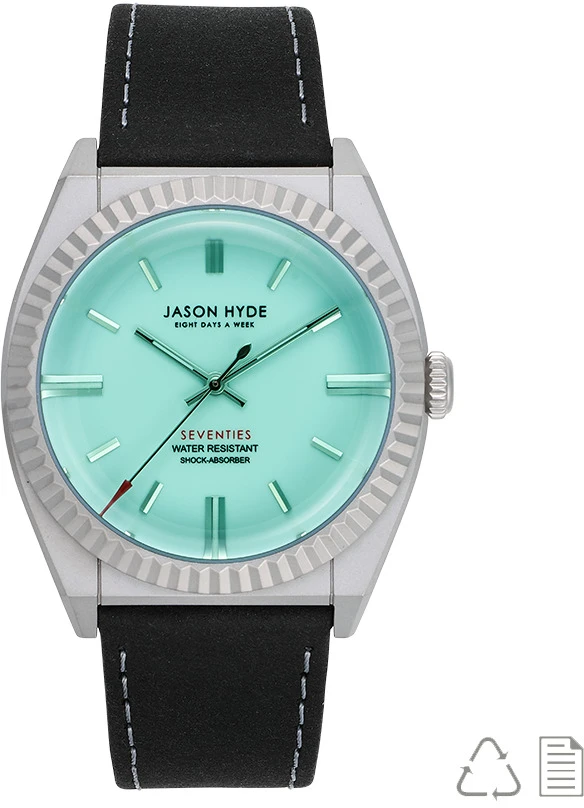 Laikrodis JASON HYDE JH10015. Kwarcowy, Kolor žalia. Unisex.