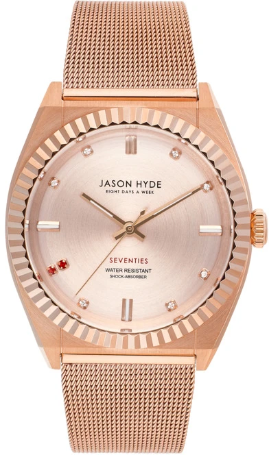 Laikrodis JASON HYDE JH20006. Kwarcowy, Kolor ROSE. Kobieta.
