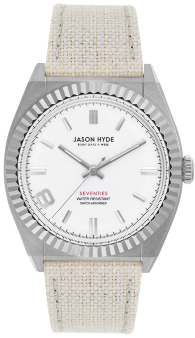 Laikrodis JASON HYDE JH20014. Kwarcowy, Kolor balta. Kobieta.