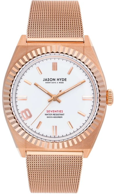 Laikrodis JASON HYDE JH20016. Kwarcowy, Kolor balta. Kobieta.