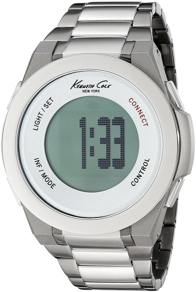 Laikrodis KENNETH COLE 10023868. Skaitmeninis, Kolor pilka. Mężczyzna.