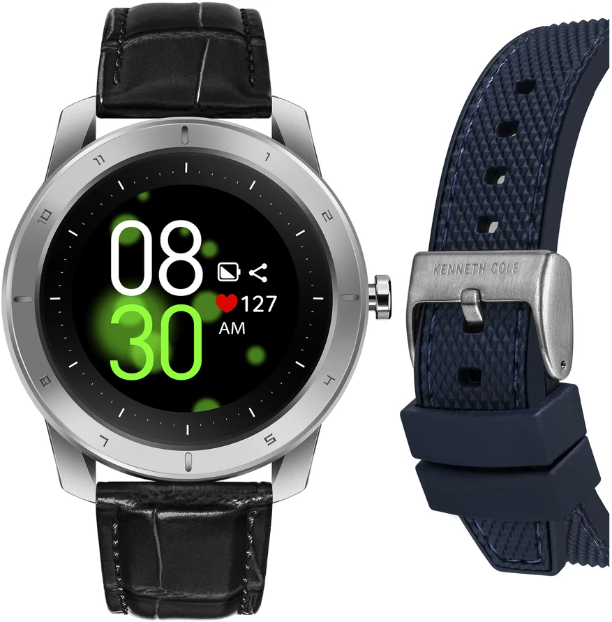 Laikrodis KENNETH COLE KCWGD2174061. Kwarcowy, Kolor juoda. Mężczyzna.