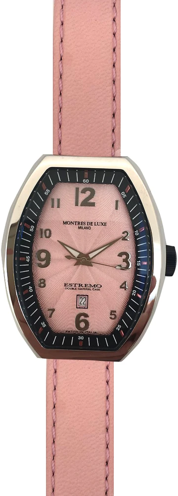 Laikrodis MONTRES DE LUXE 09EX-L/A8303. Kwarcowy, Kolor rožinė. Kobieta.