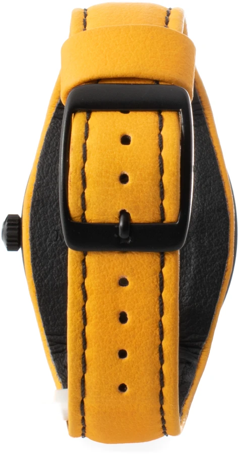 Laikrodis MONTRES DE LUXE 09BK-2502. Kwarcowy, Kolor oranžinė. Unisex.