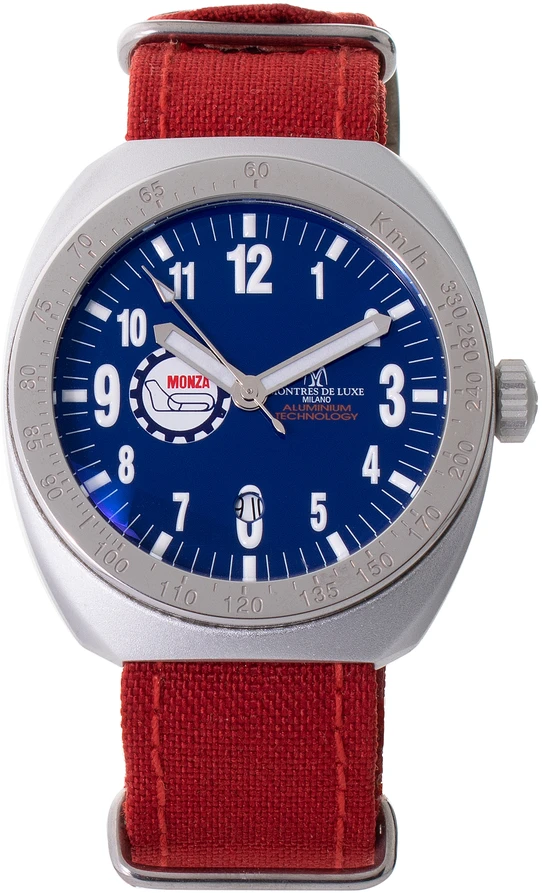 Laikrodis MONTRES DE LUXE 09MON-ALKZBLU. Kwarcowy, Kolor mėlyna. Unisex.
