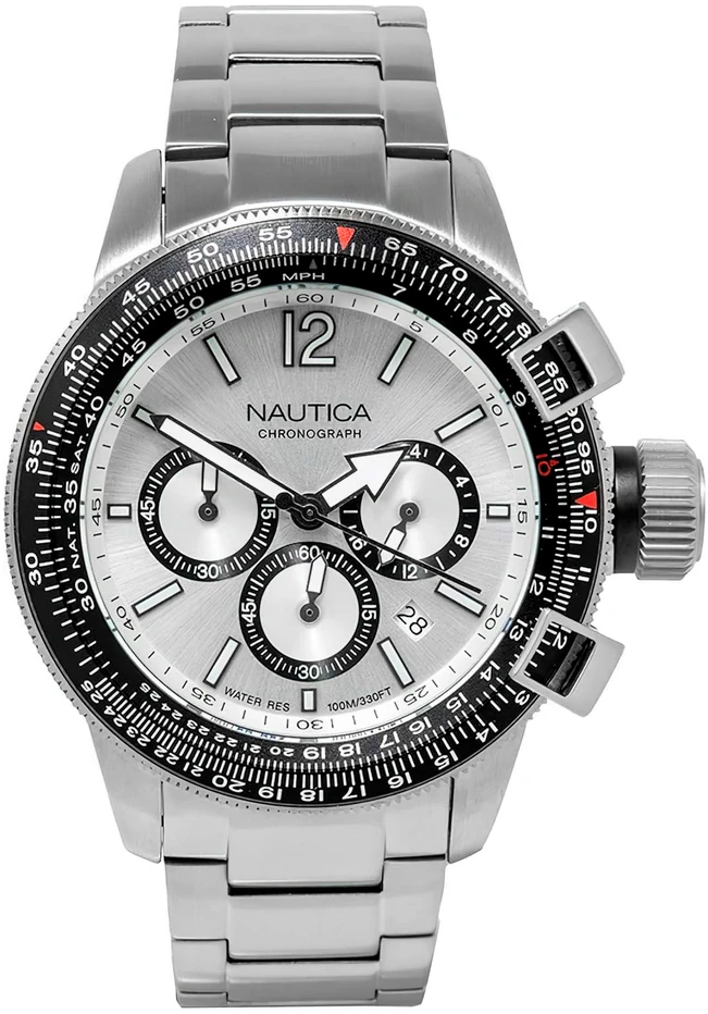 Laikrodis NAUTICA NAPBFCF04. Kwarcowy, Kolor pilka. Mężczyzna.