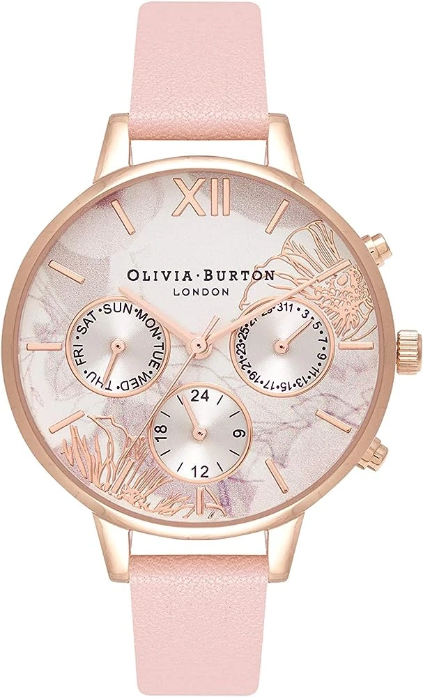 Laikrodis OLIVIA BURTON OB16CGS07. Kwarcowy, Kolor rožinė. Kobieta.