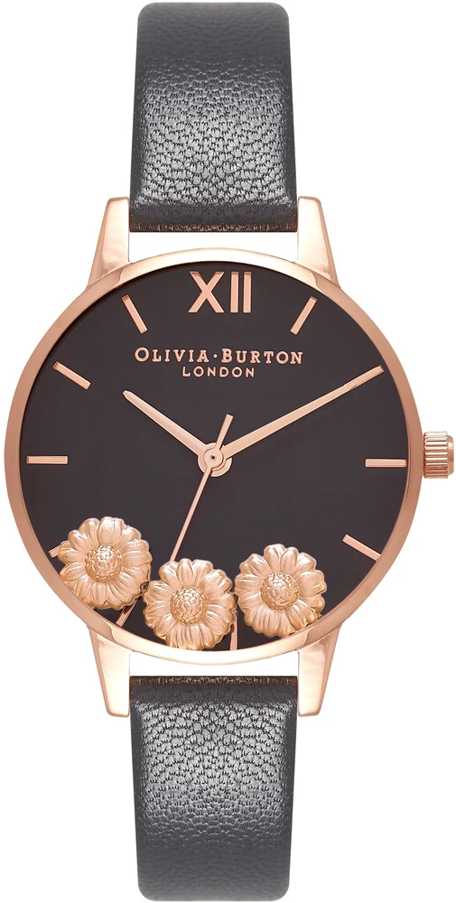 Laikrodis OLIVIA BURTON OB16CH05. Kvarcinis, Juoda spalva. Moteriškas.