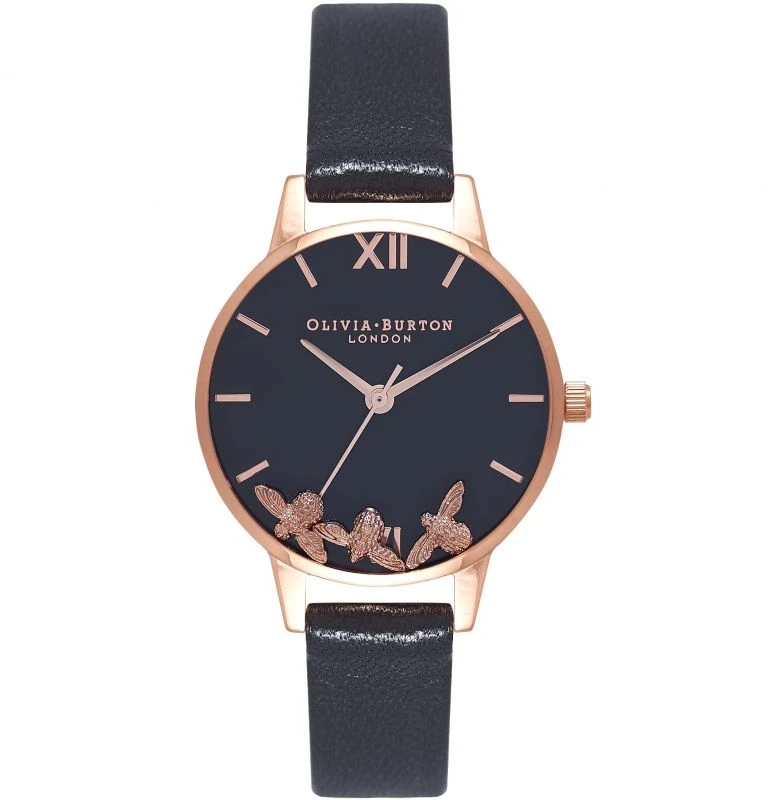 Laikrodis OLIVIA BURTON OB16CH06. Kwarcowy, Kolor juoda. Kobieta.