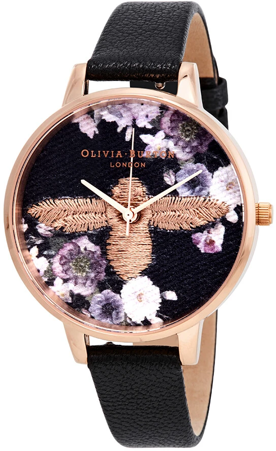 Laikrodis OLIVIA BURTON OB16EM02. Kwarcowy, Kolor juoda. Kobieta.