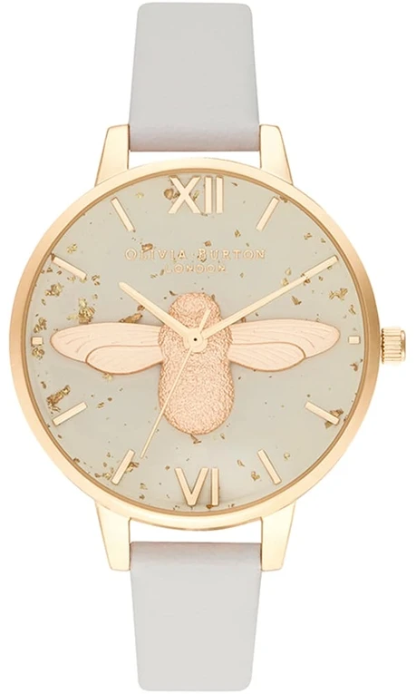 Laikrodis OLIVIA BURTON OB16GD37. Kwarcowy, Kolor smėlio spalva. Kobieta.