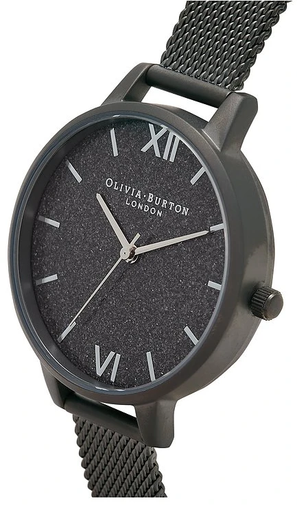Laikrodis OLIVIA BURTON OB16GD49. Kvarcas, Juoda Spalva. Moteris.