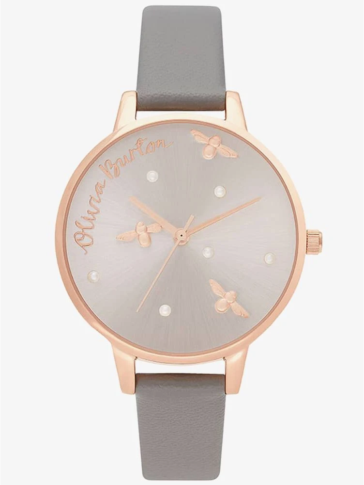 Laikrodis OLIVIA BURTON OB16PQ03. Kwarcowy, Kolor pilka. Kobieta.