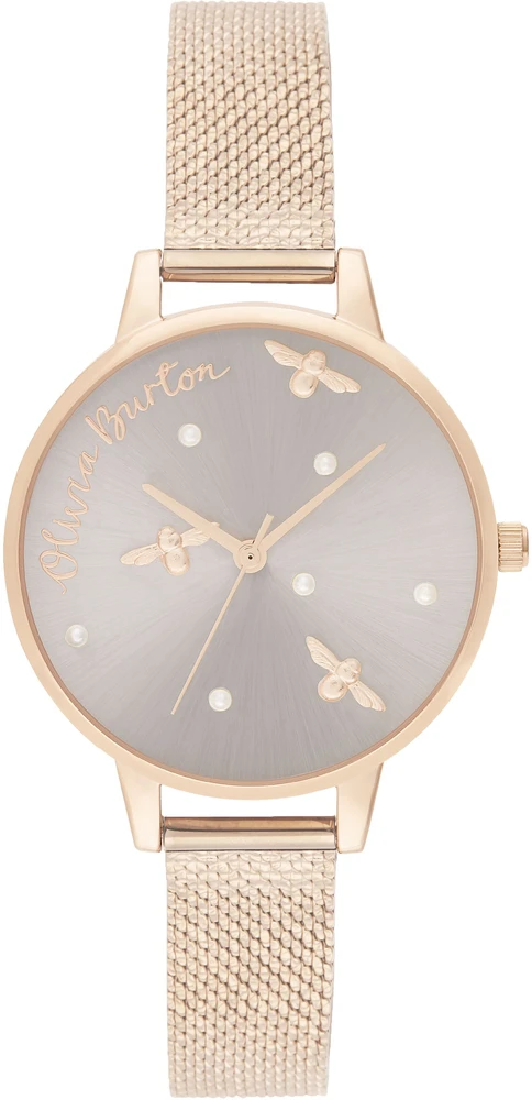 Laikrodis OLIVIA BURTON OB16PQ04. Kwarcowy, Kolor pilka. Kobieta.