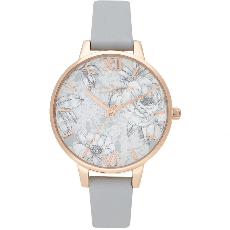 Laikrodis OLIVIA BURTON OB16TZ01. Kwarcowy, Kolor pilka. Kobieta.