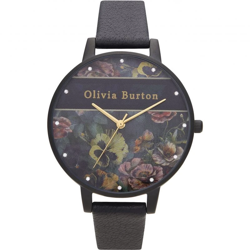 Laikrodis OLIVIA BURTON OB16VS05. Kwarcowy, Kolor juoda. Kobieta.