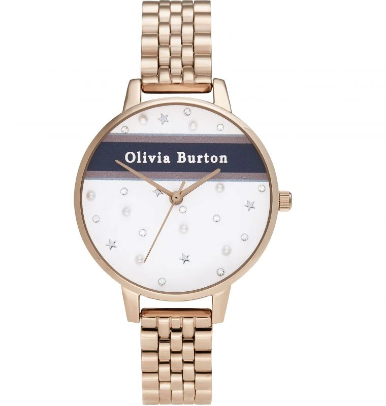 Laikrodis OLIVIA BURTON OB16VS06. Kwarcowy, Kolor balta. Kobieta.