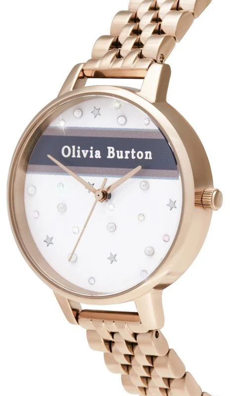 Laikrodis OLIVIA BURTON OB16VS06. Kwarcowy, Kolor balta. Kobieta.
