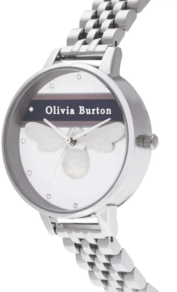 Laikrodis OLIVIA BURTON OB16VS07. Kwarcowy, Kolor balta. Kobieta.