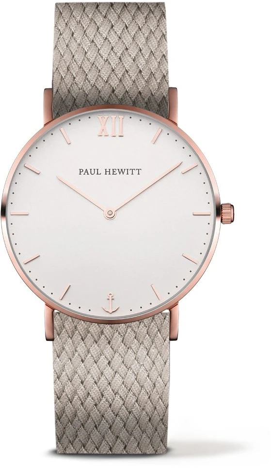 Laikrodis PAUL HEWITT PH-SA-RSTW25S. Kwarcowy, Kolor balta. Unisex.