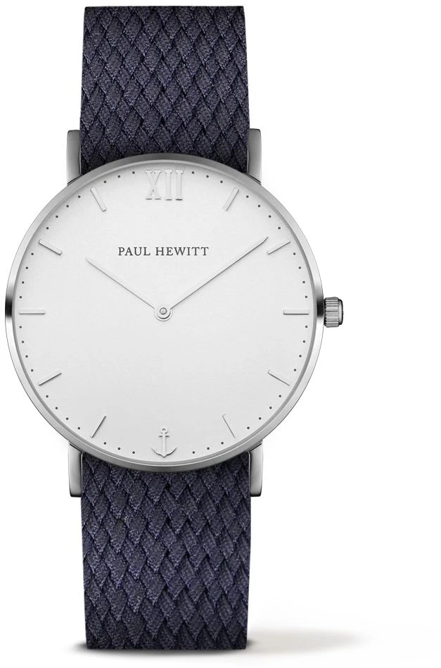 Laikrodis PAUL HEWITT PH-SA-SSTW17M. Kwarcowy, Kolor balta. Unisex.
