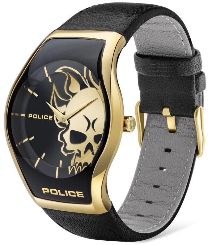 Laikrodis POLICE PEWJA2002301. Kwarcowy, Kolor juoda. Mężczyzna.